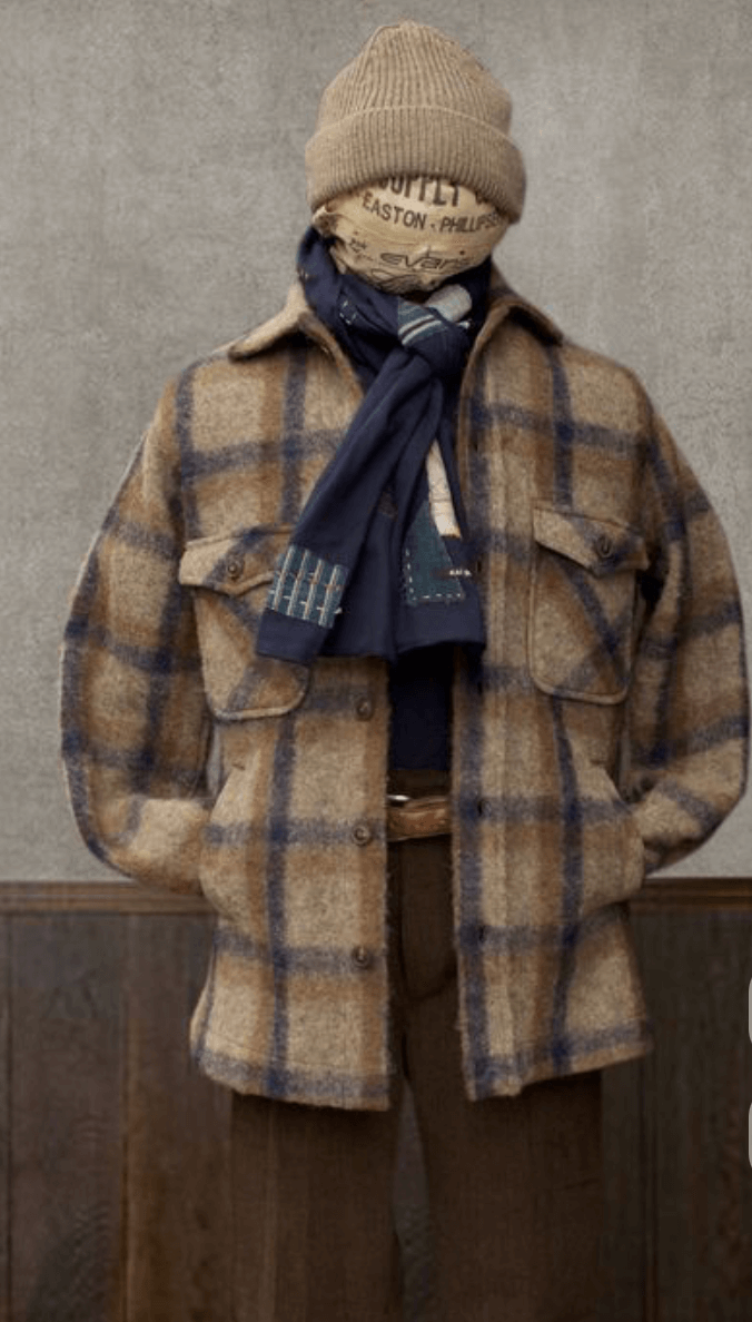 Mens jacket styling result